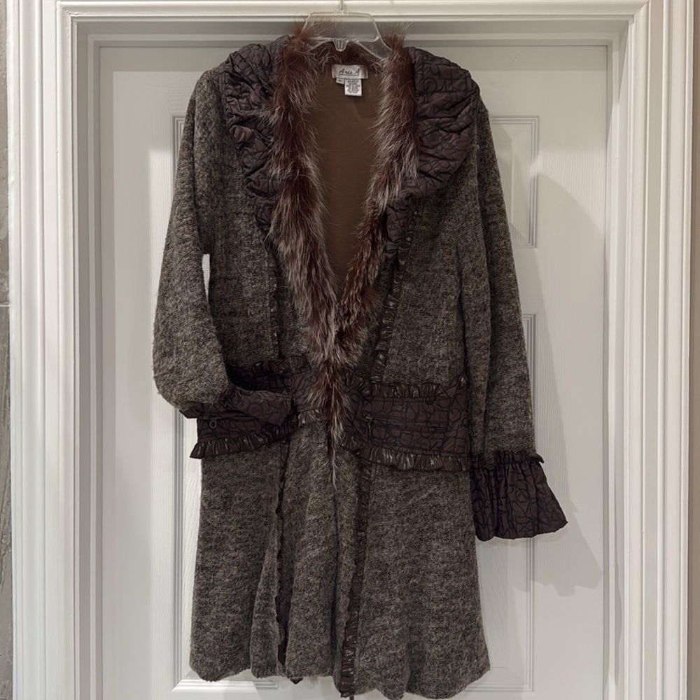 Anis A Wool Blend Long Sweater M